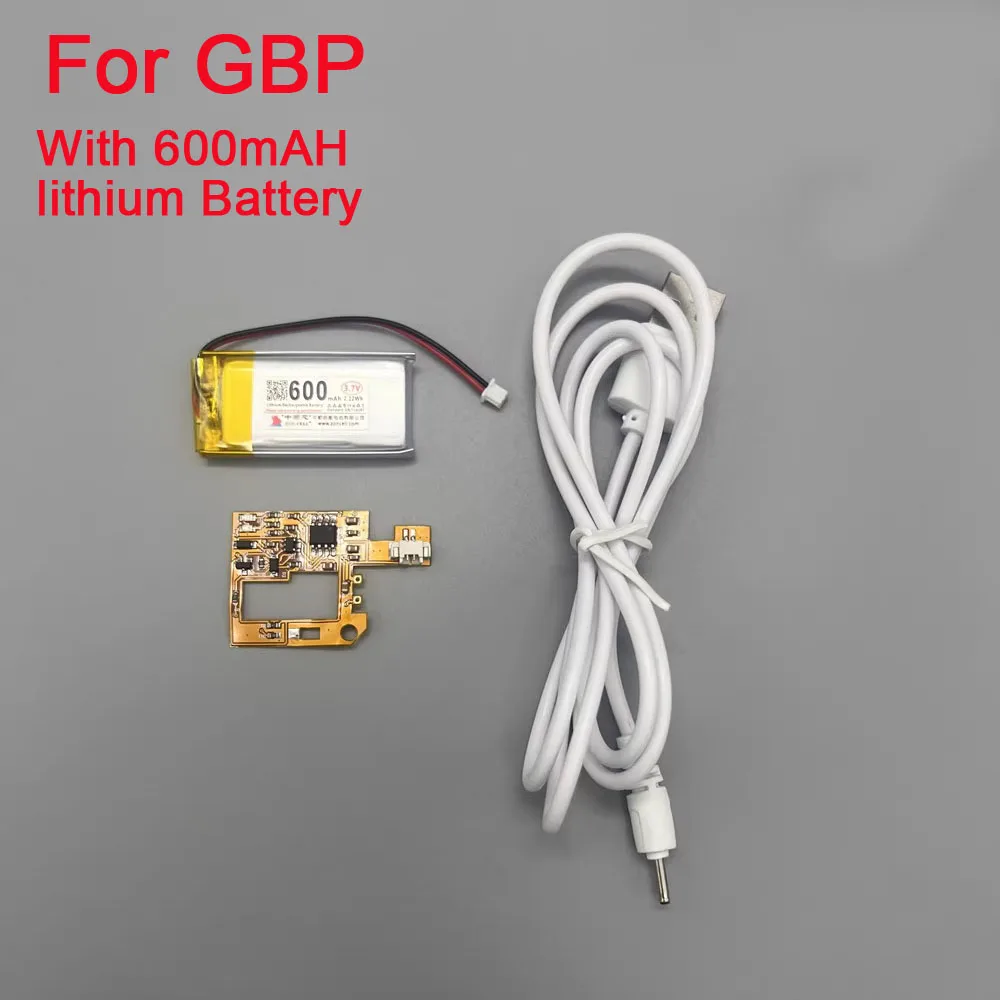 

Charging Module 600mAh Rechargeable Lithium Battery For GAMEBOY POCKET For GBP Support original shell