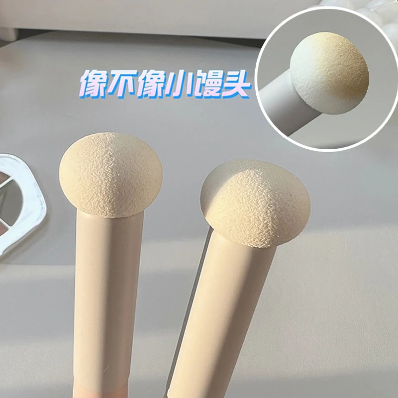 

Маленькая кисть для консилера для срезания в миске, сухая и влажная двухцелевая губчатая насадка, консилер без кисти