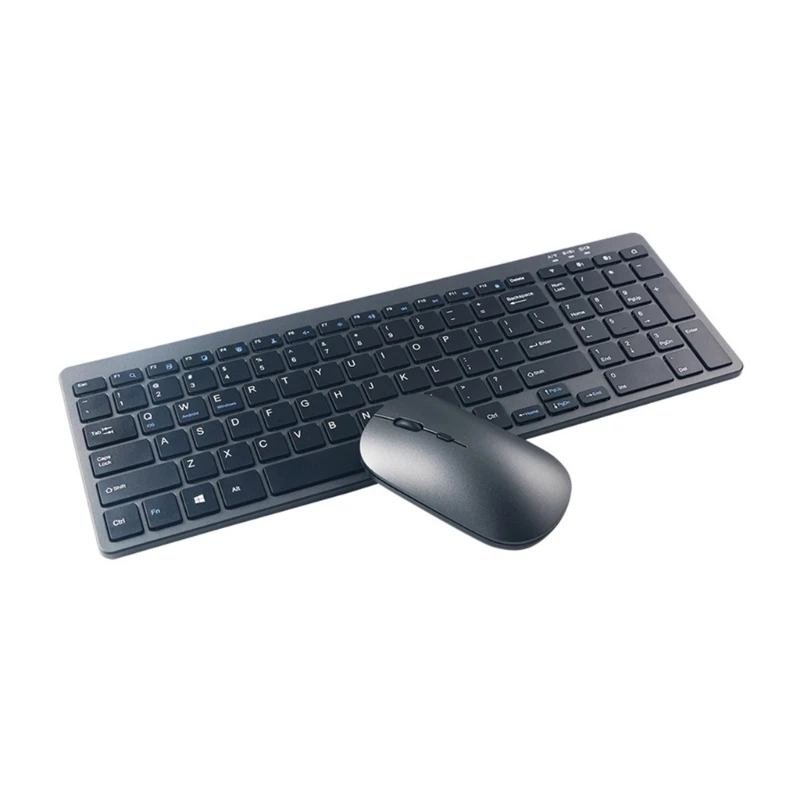 

Двухрежимная беспроводная клавиатура и мышь, совместимый с Bluetooth, 2,4 ГГц, двухканальный, Прямая поставка