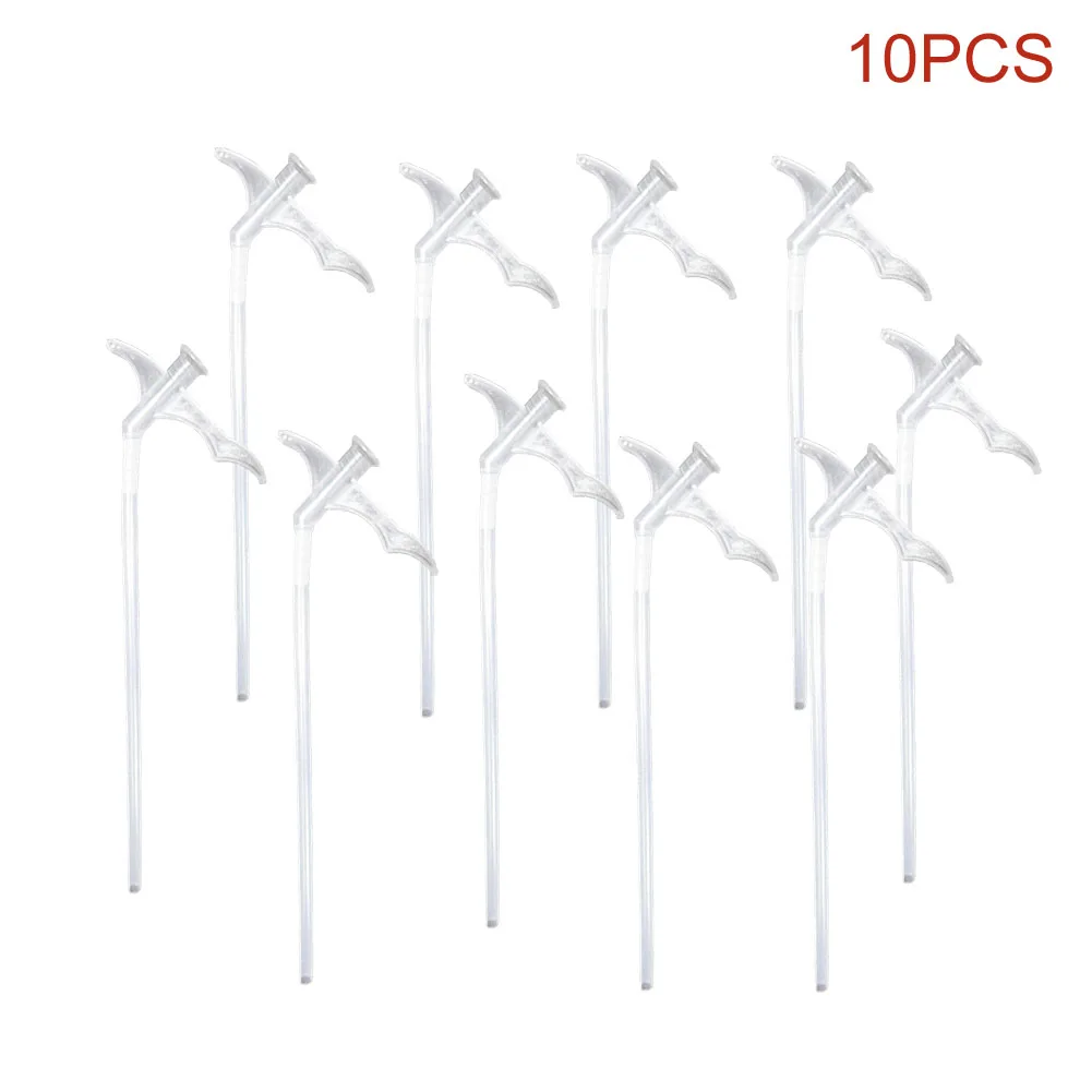 10pcs/pack Spray Foam Tubes Nozzle Replacement Parts Transparent Home Filling Easy Install Insulating Professional DIY Duct