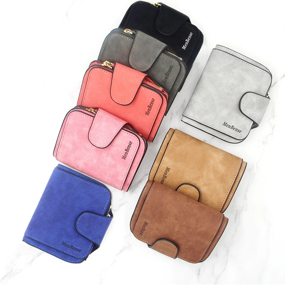 Luxury Designer Women's Wallet 2022 New Short Threefold Multicard Position Clutch Female Multi