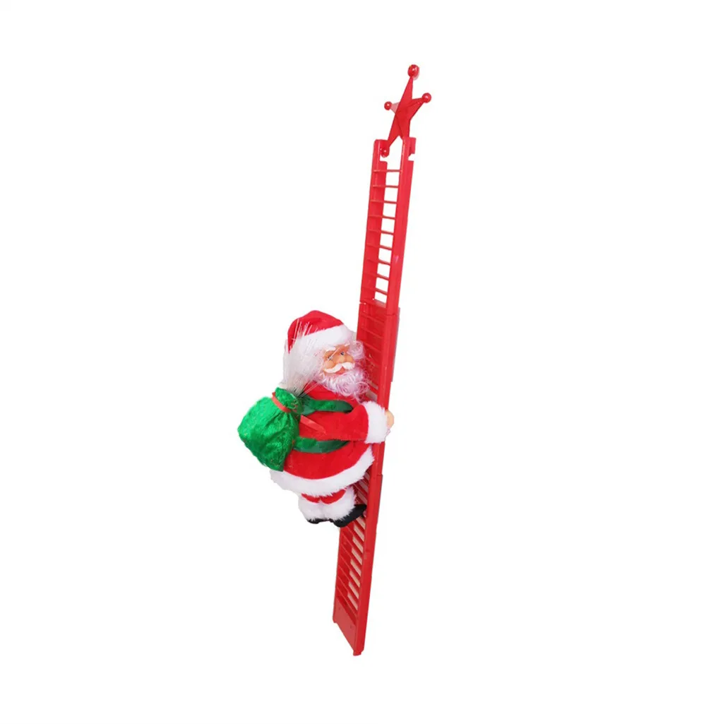 LED Christmas Decoration Santa Claus Electric Climbing Hanging Toys