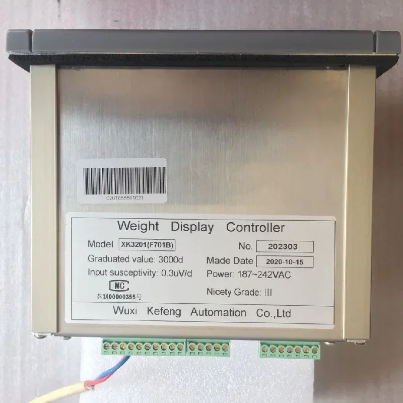 

Original XK3201 (F701B) Automatic Quantitative Packaging Precision Weighing Display Controller Instrument