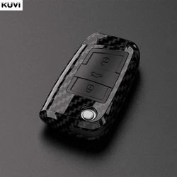Carbon Fiber Car Key Case Cover Shell - Sleek Protective Design (B style Carbon)