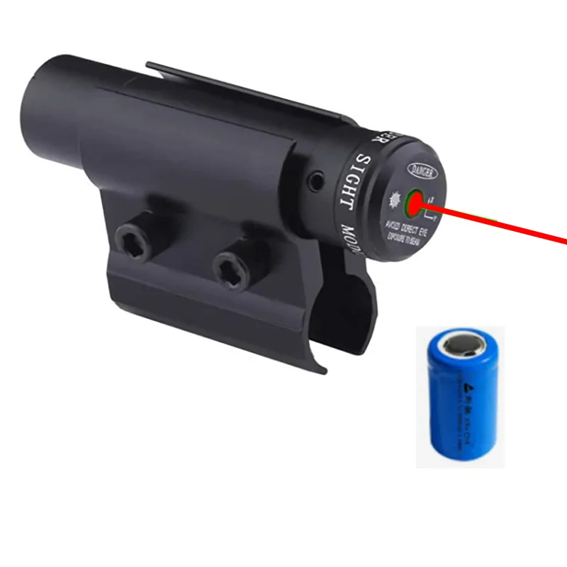 

Red Dot Laser Sight AR15 Rifle Laser Sight with Rechargeable Battery 20mm Picatinny Rail Scope Sight