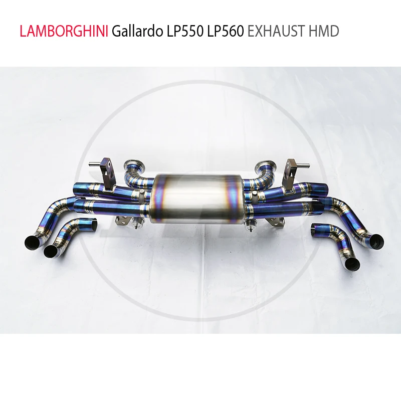 

HMD Titanium Alloy Exhaust System For Lamborghini Gallardo LP550 LP560 Car Accessories Manifold Downpipe Muffler For Cars