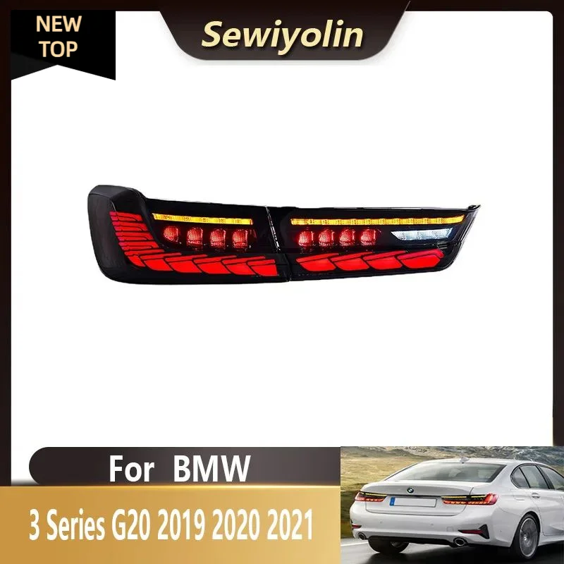 

Car Parts Led LCI Tail Lights For BMW 3 Series G20 2019 2020 2021 Plug And Play Stop Light DRL Dynamic Turn Signal DRL