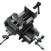 4 Inch Genuine Cross Vise Precision Heavy Duty Mobile Bench Vise Cross Vise for Drilling and Milling Machine Factory Direct Sale 2