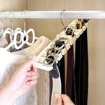 Portaoggetti per cintura 10 in 1 Appendiabiti per cintura Portaoggetti rotante Portaoggetti multifunzionale per guardaroba Accessori per la casa 1
