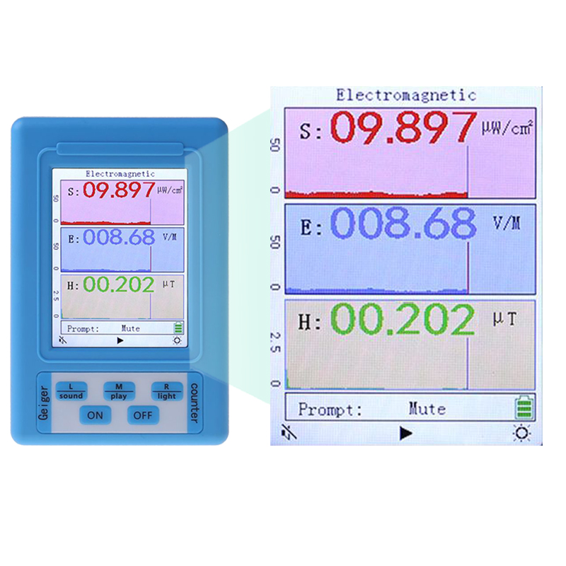  BR-9A Electromagnetic Radiation Detector High Accuracy Professional Semi-functional Type Electromagnetic Radiation Tester 