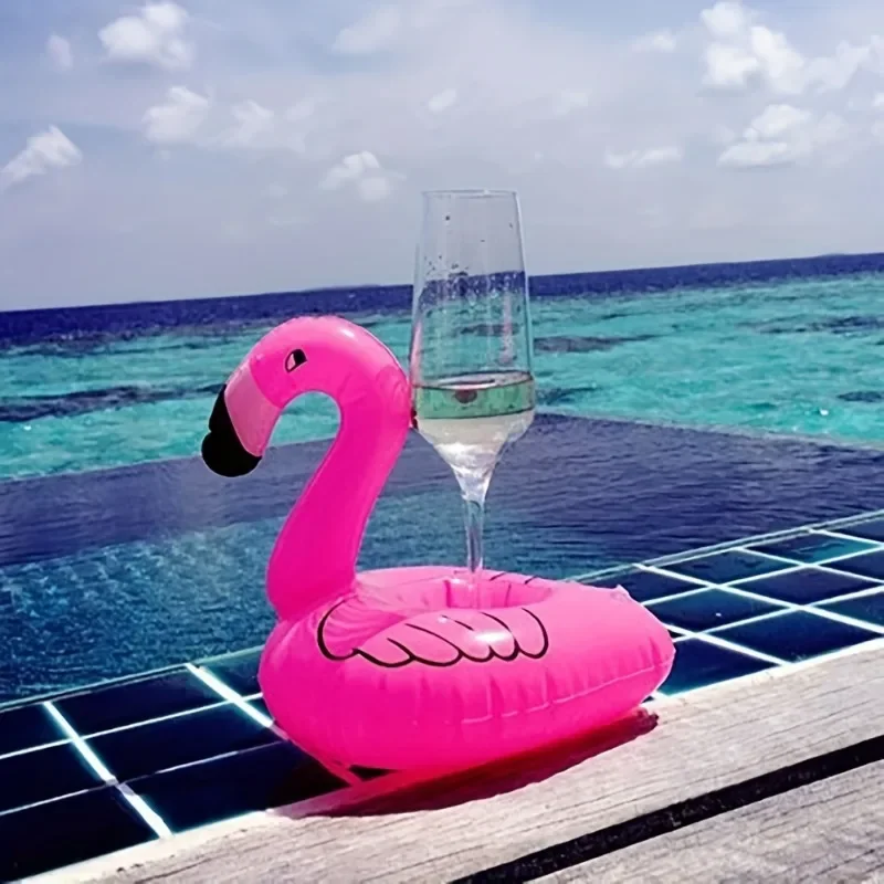 Ins hot selling Firebird cup holder inflatable water coaster floating beverage cup holder