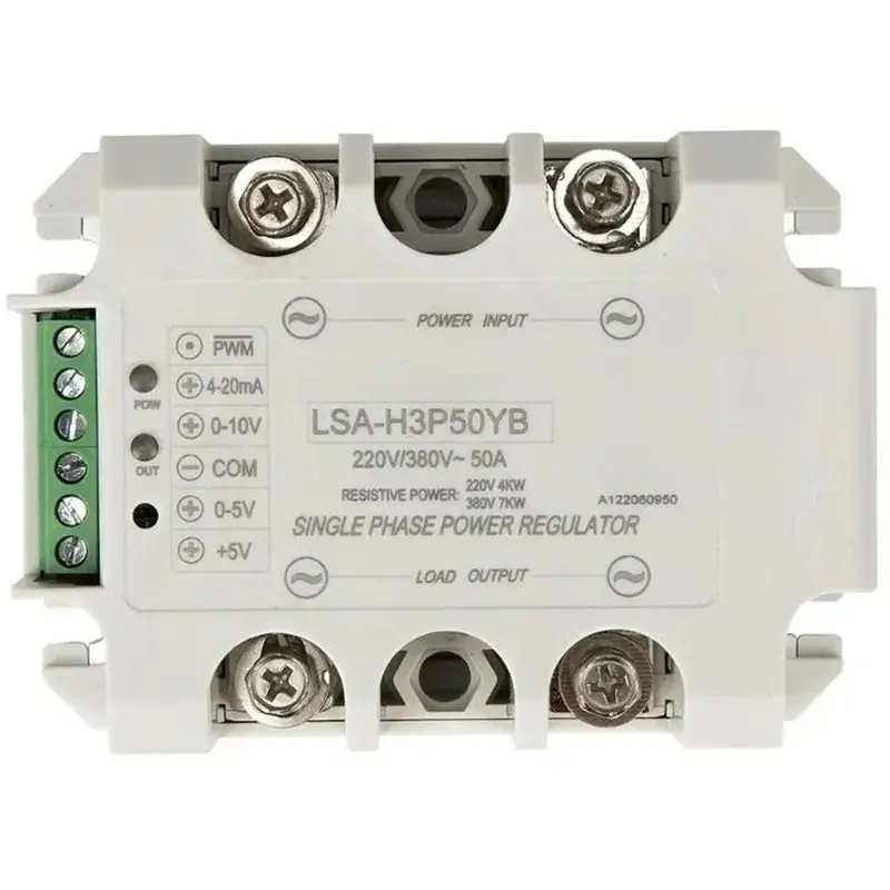 ABMR-LSA-H3P50YB 단상 AC 50A 220V/380V 솔리드 스테이트 전압 조정기/전력 조정기 모듈