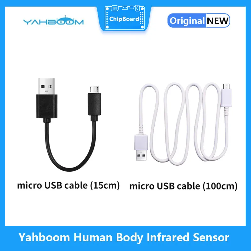 

Yahboom Micro USB data cable micro:bit development board smart car programming power supply download cable 100cm/15cm