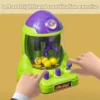 Children's mini ball catching machine, small candy clip doll machine, internet famous claw doll, egg twisting machine, toy 2
