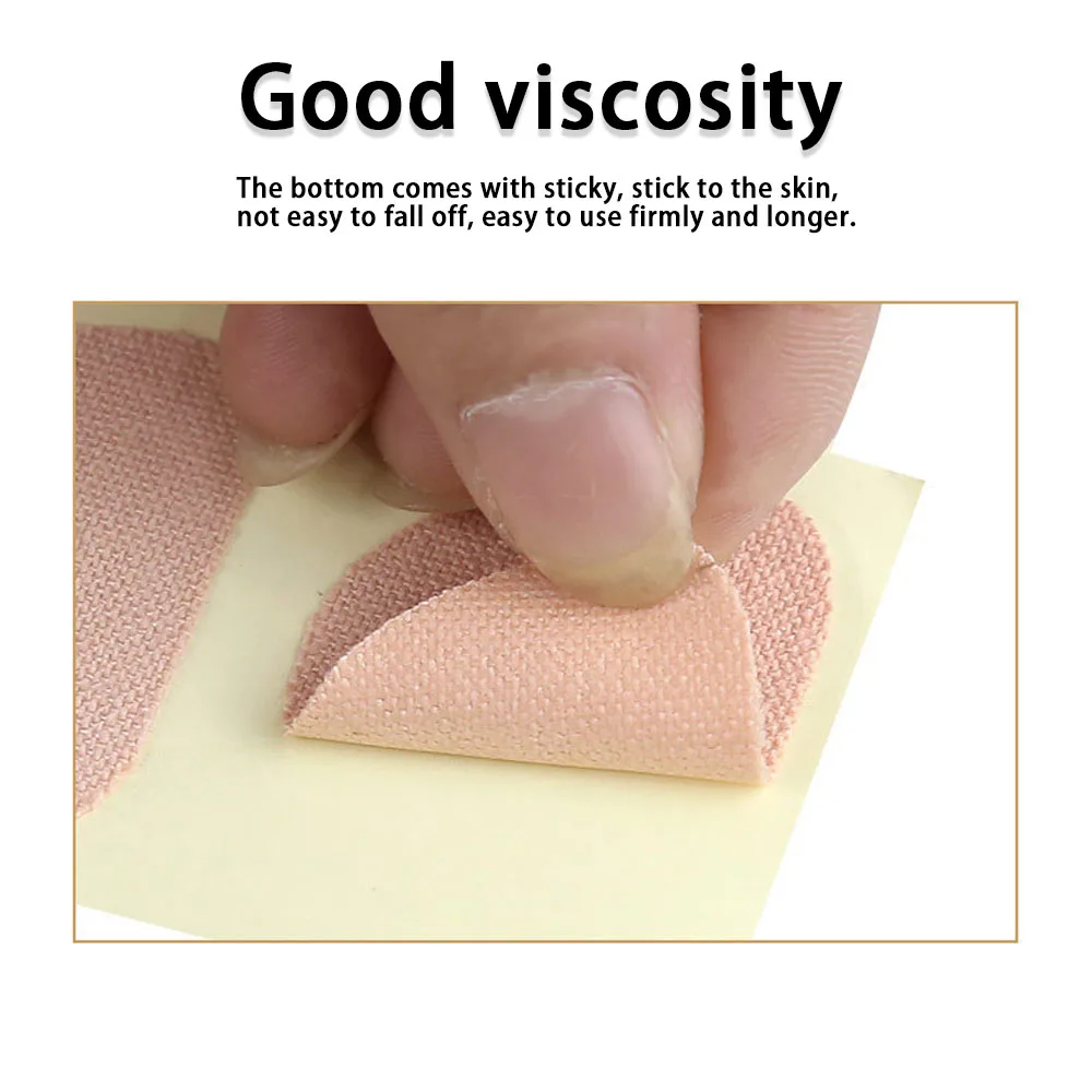 Heel Pad Adjust Adhesive Foot Dry Crack Protective Tape Protective Foot Cocoon Antipain Insole 6pcs