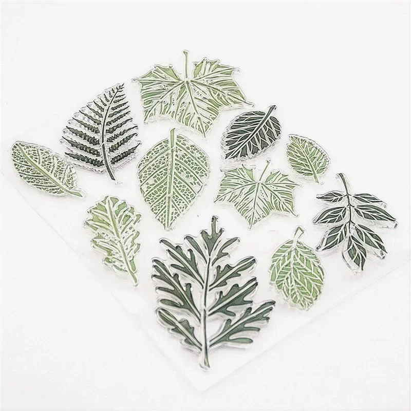 Leaf Clear Stamps Scrapbook Paper Craft Scrapbooking