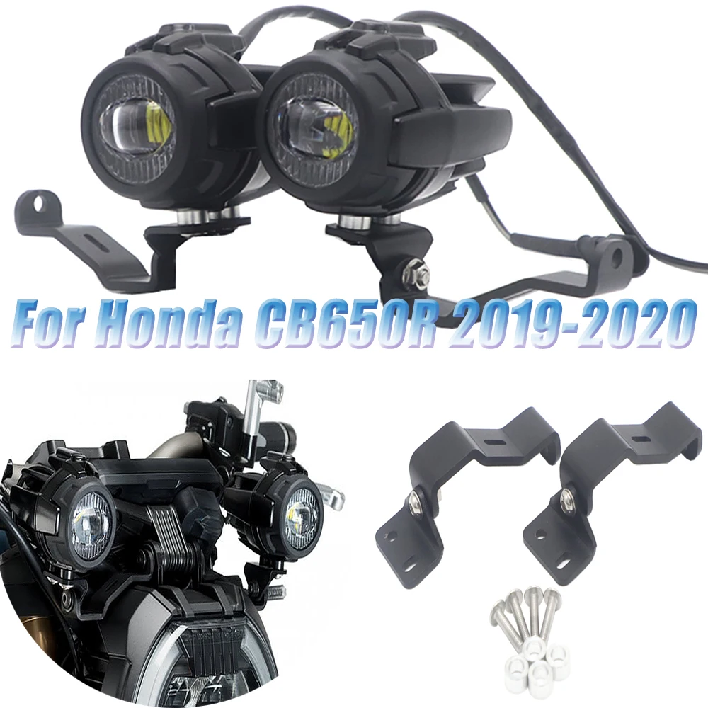 

For Honda CB650R CB650 R CB 650R CB 650 R cb650r 2019 2020 Motorcycle Light LED Driving Headlight Fog Light Auxiliary Lamp