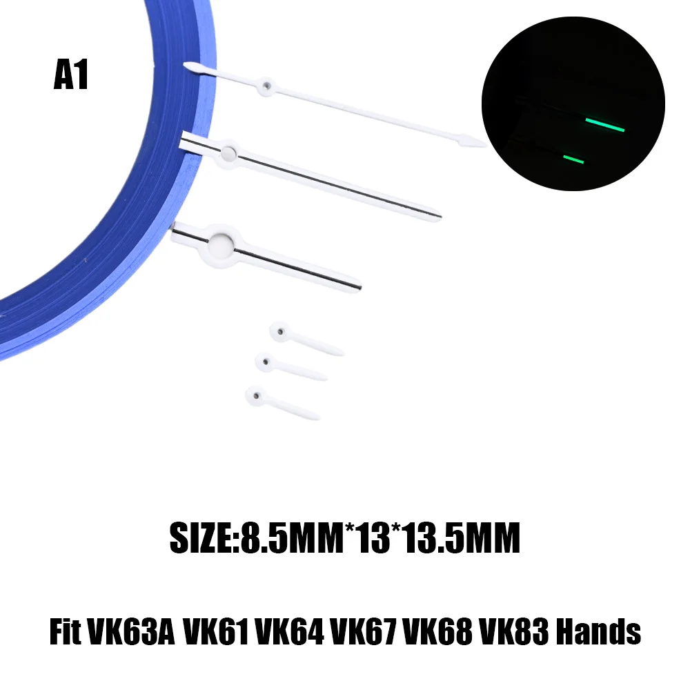 Premium Watch Hands for VK Series TMI Movement, Precision Crafted