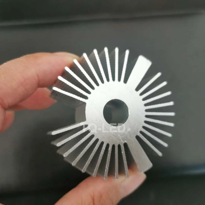 53mm Aluminum Heatsink 20mm Height for 1W 3W 5W High Power Led