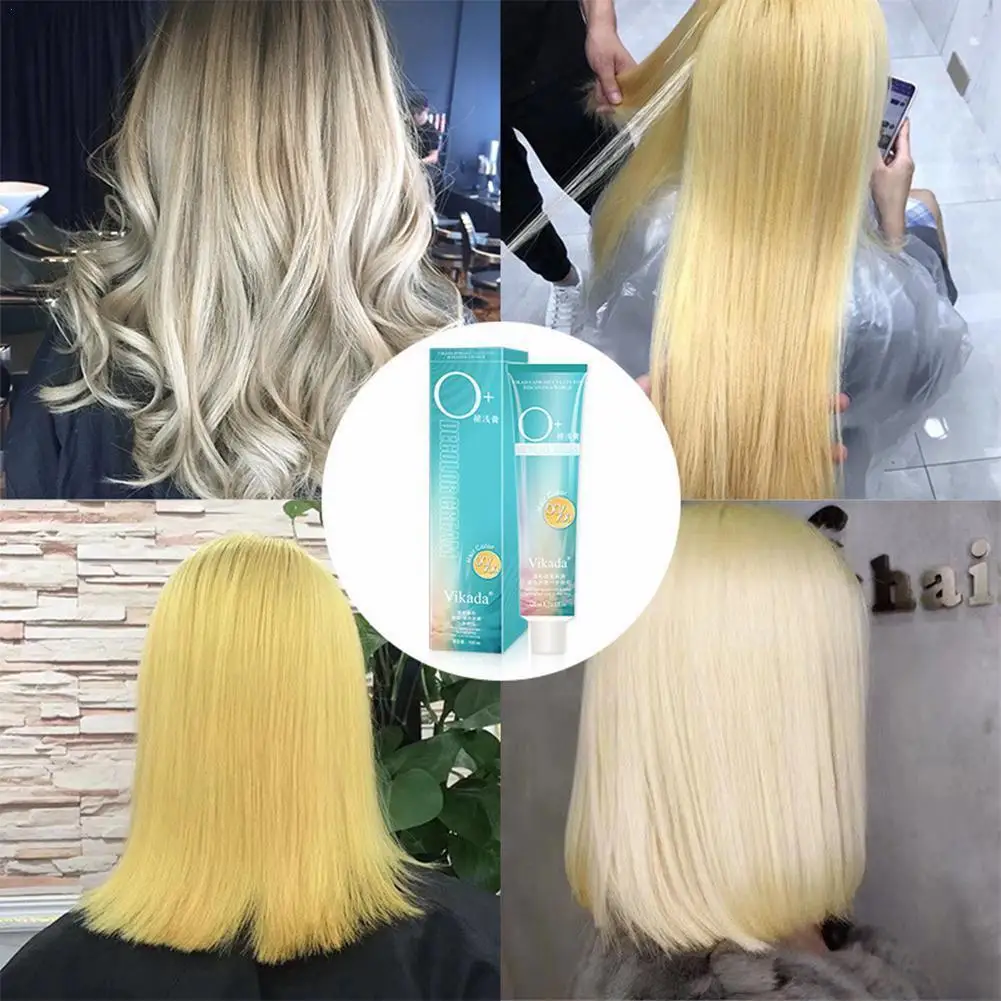 Quick Fading Hair Bleach Cream Non-Irritating Natural Peroxide Brighten Extract Lasting Not Hurt Long Hair Fading Care Colo K4Y4