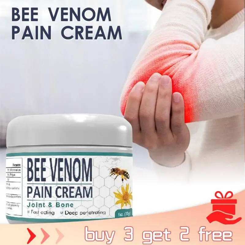 

Bee Venom Joint Cream Relieves Pain Lumbar Spine Hand Foot Plaster Joint Shoulder And Neck Pain Massage Care Cream Health Care