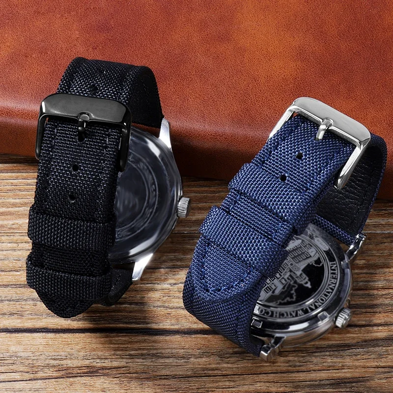 Фото Ремешок нейлоновый для часов Tissot t116, спортивный брезентовый мужской браслет для часов suchi t116, 18/19/20/21/22/23/24 мм, 1853 №3