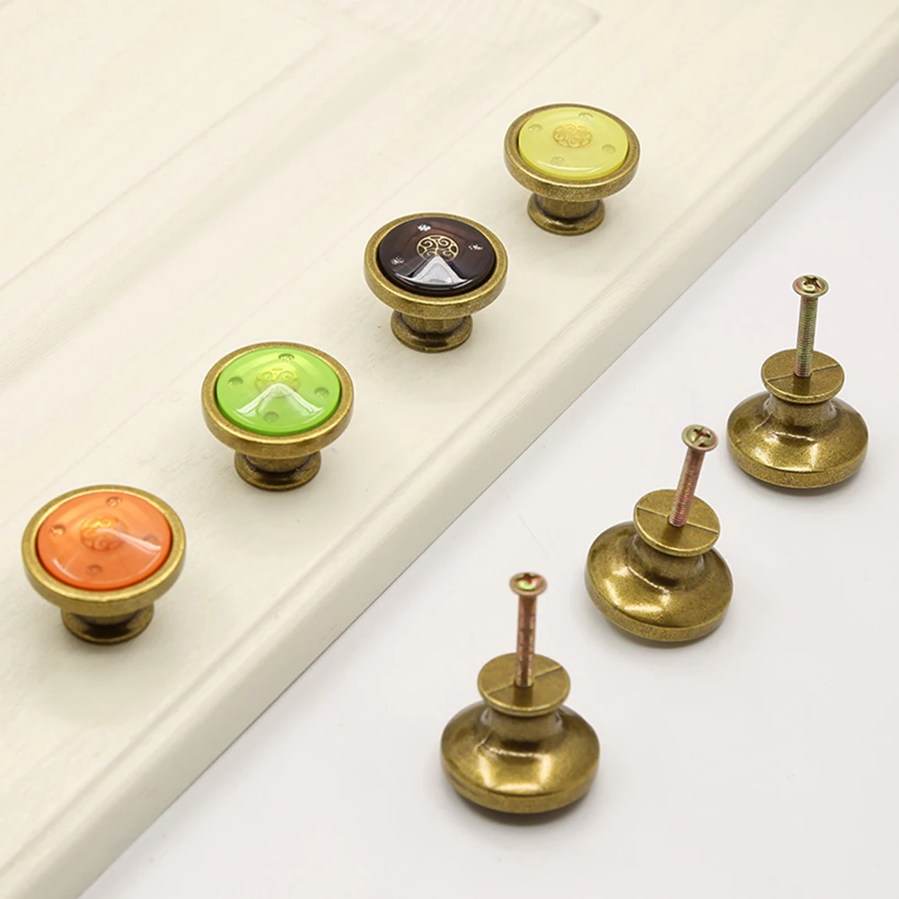 Retro Antique Drawer Handles No Fading High Quality Zinc Alloy Suitable for Bookshelf Cupboard