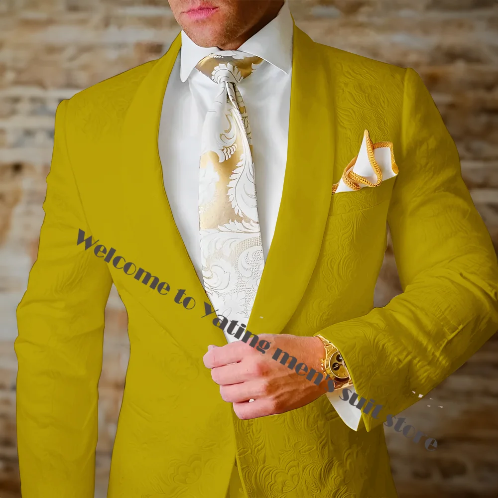 Blauw Mannen Pak 3 Stuks Business Casual Check Bruiloft Banket Kantoor Werkkleding Smoking Set Jas Vest Met Broek, Licht En8, XS