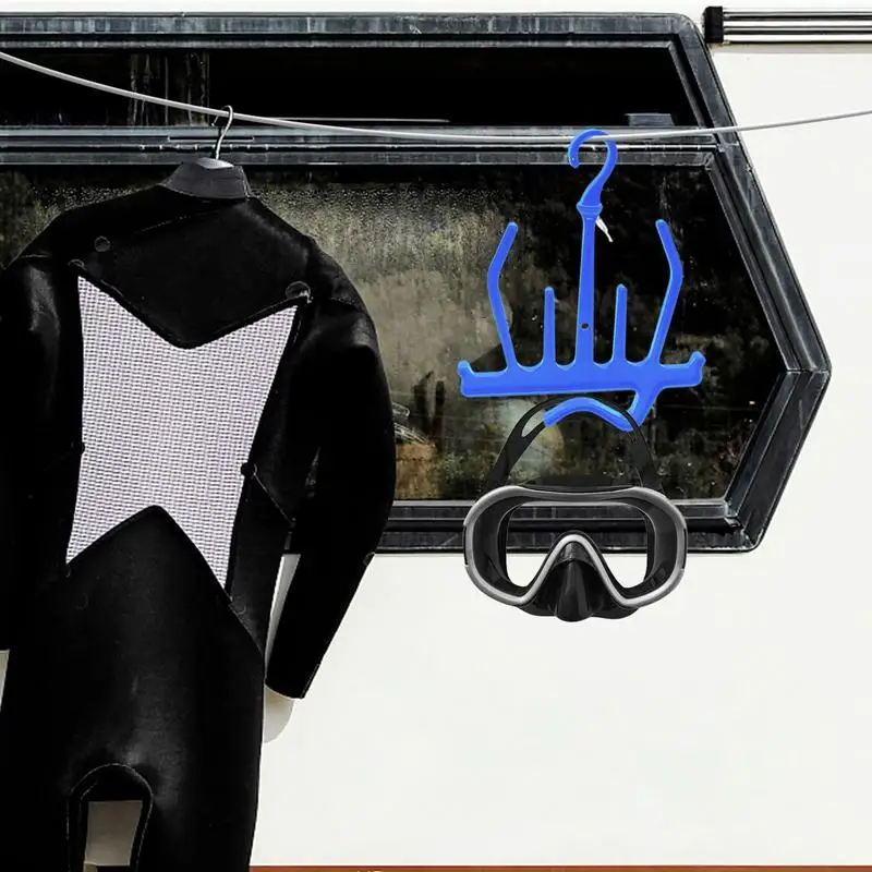 Diving Hanger Multipurpose Drying Hanger Scuba Diving Accessories Dry Drain Hanger For Wetsuit Booties Scuba Boots Gloves Gears 5