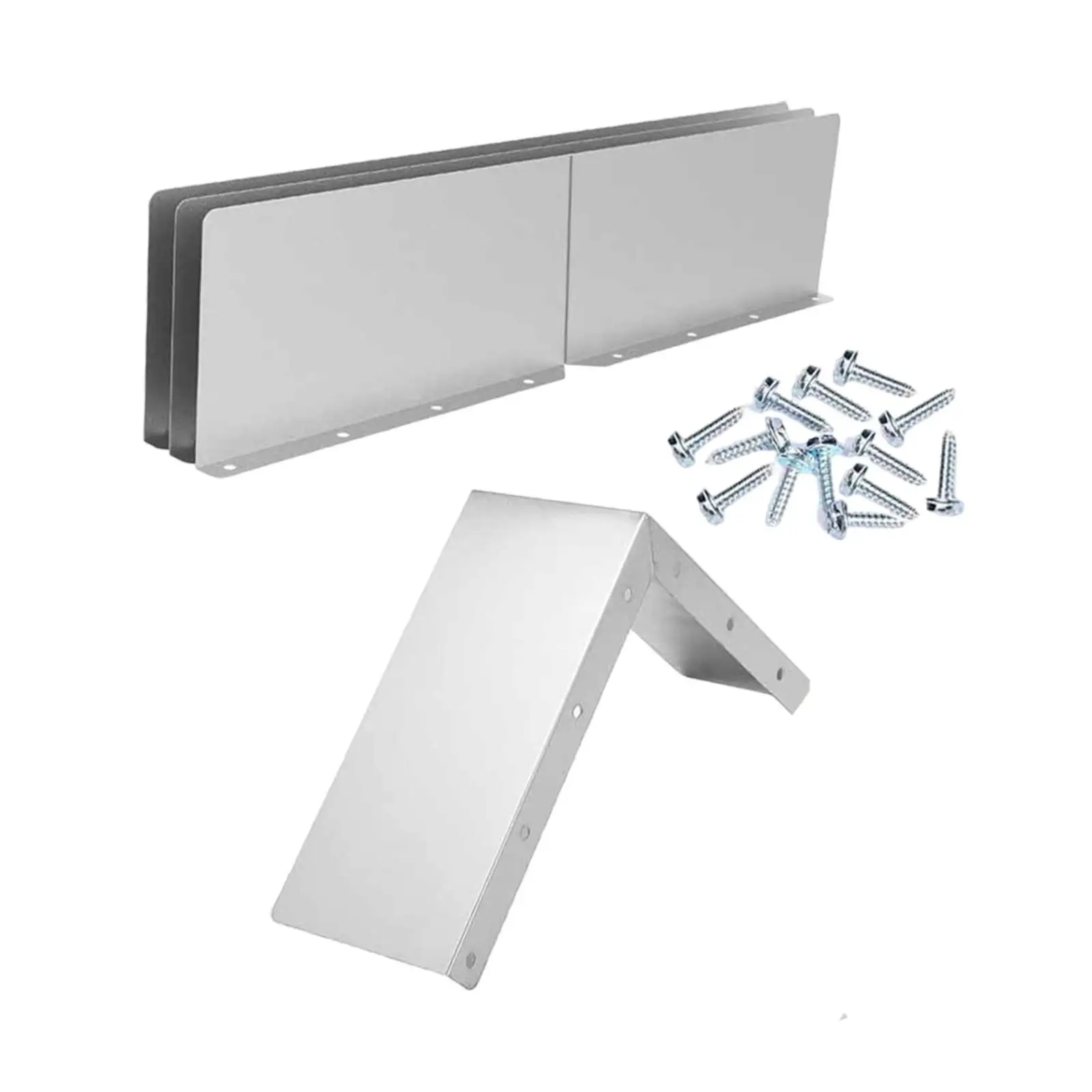 4x Gutter Valley Splash Guards Rain Drip Gutter Guard Rain Extender