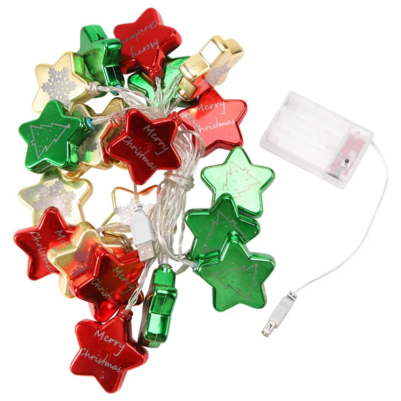 

Christmas LED Holiday Decoration and Decoration Supplies Christmas Tree Chandelier Star Pendant Christmas Star