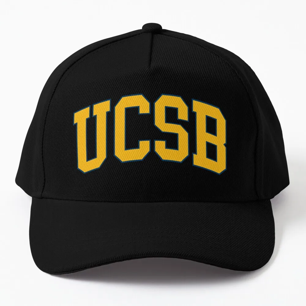 

ucsb - santa barbara font curved Baseball Cap Streetwear sun hat Big Size Hat hiking hat Hats Man Women'S