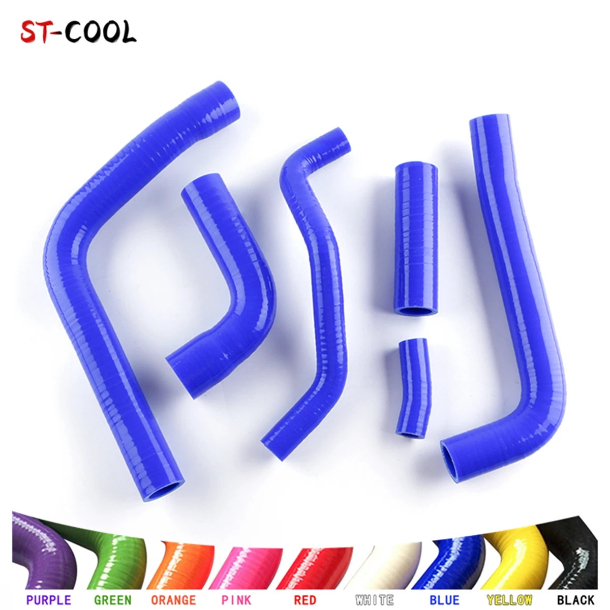 

For Yamaha YZF R6 1999-2002 YZF-R6 2000 2001 Silicone Coolant Radiator Hoses Tubes Pipes Kit 6Pcs 10 Colors