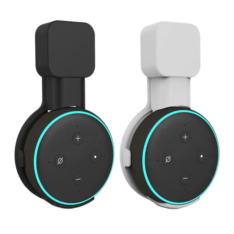 Presa Supporto Per Montaggio A Parete Appendiabiti Per Amazon Alexa Echo Dot 3Rd Gen Lavoro Per Amazon Echo Dot 3 Custodia Plug In Camera Da Letto