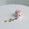 1:12 Dollhouse Miniature Piggy Bank Saving Pot Set Dollhouse Furniture Decoration Accessories Micro Scene Construction Props 1