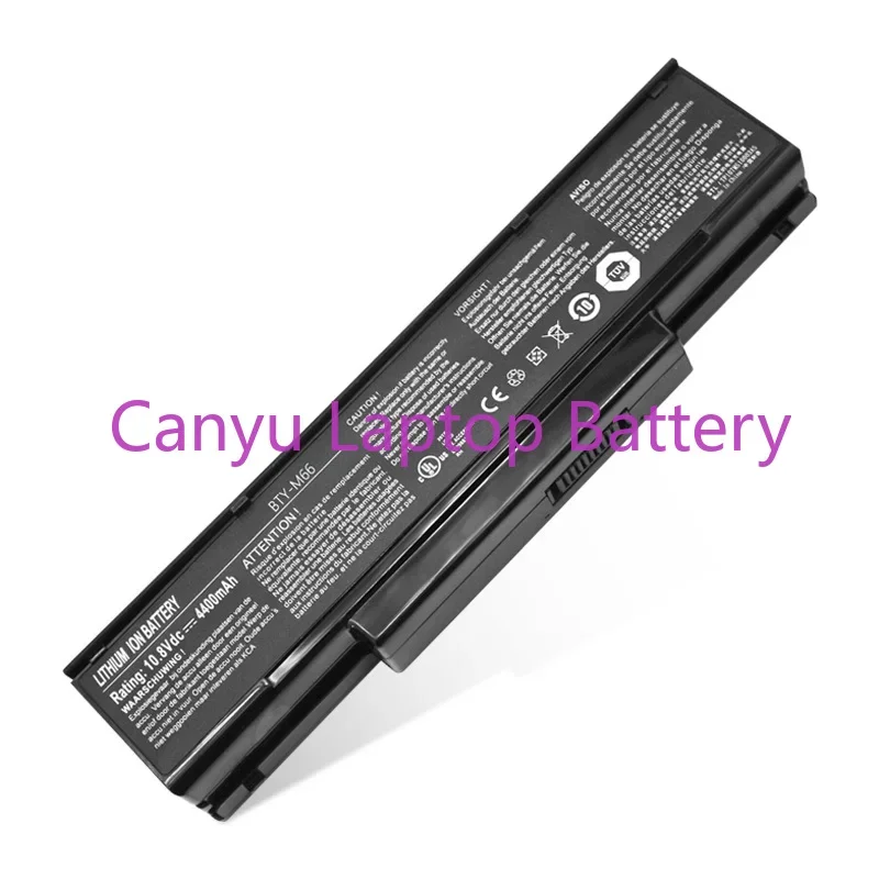 

For MSI BTY-M66 BTY-M68 MS-163K MSI M655 M673 M677 Laptop Battery
