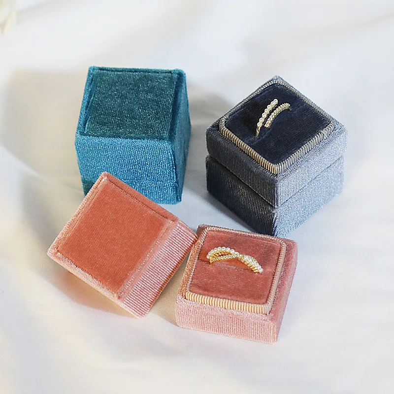 New Velvet Ring Box, Ring Gift Box, Jewelry Storage Box