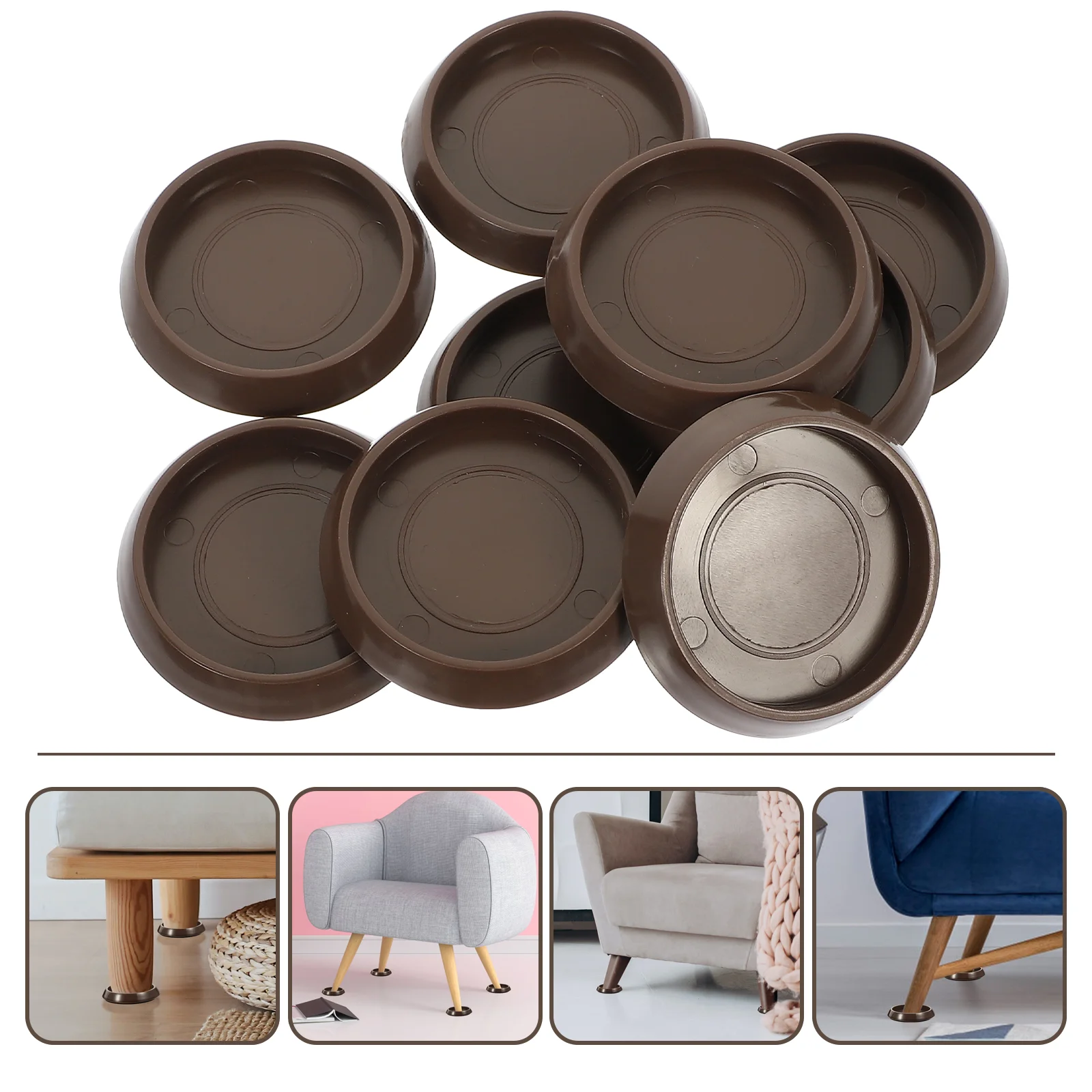 

Caster Cups Furniture Coaster Cups Bed Stoppers Anti-Sliding Feet Floor Protector