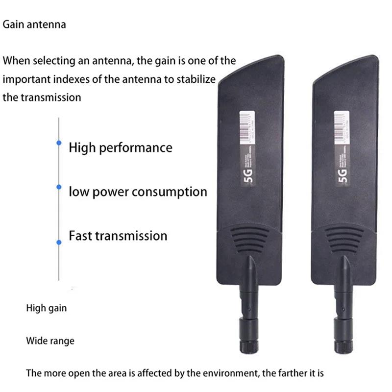 6X 600-6000Mhz 유연 접이식 무선 라우터 2G 3G GSM GPRS 4G 5G 고이득 40 Dbi LTE 신호 증폭기 WIFI 안테나 B-Y47A