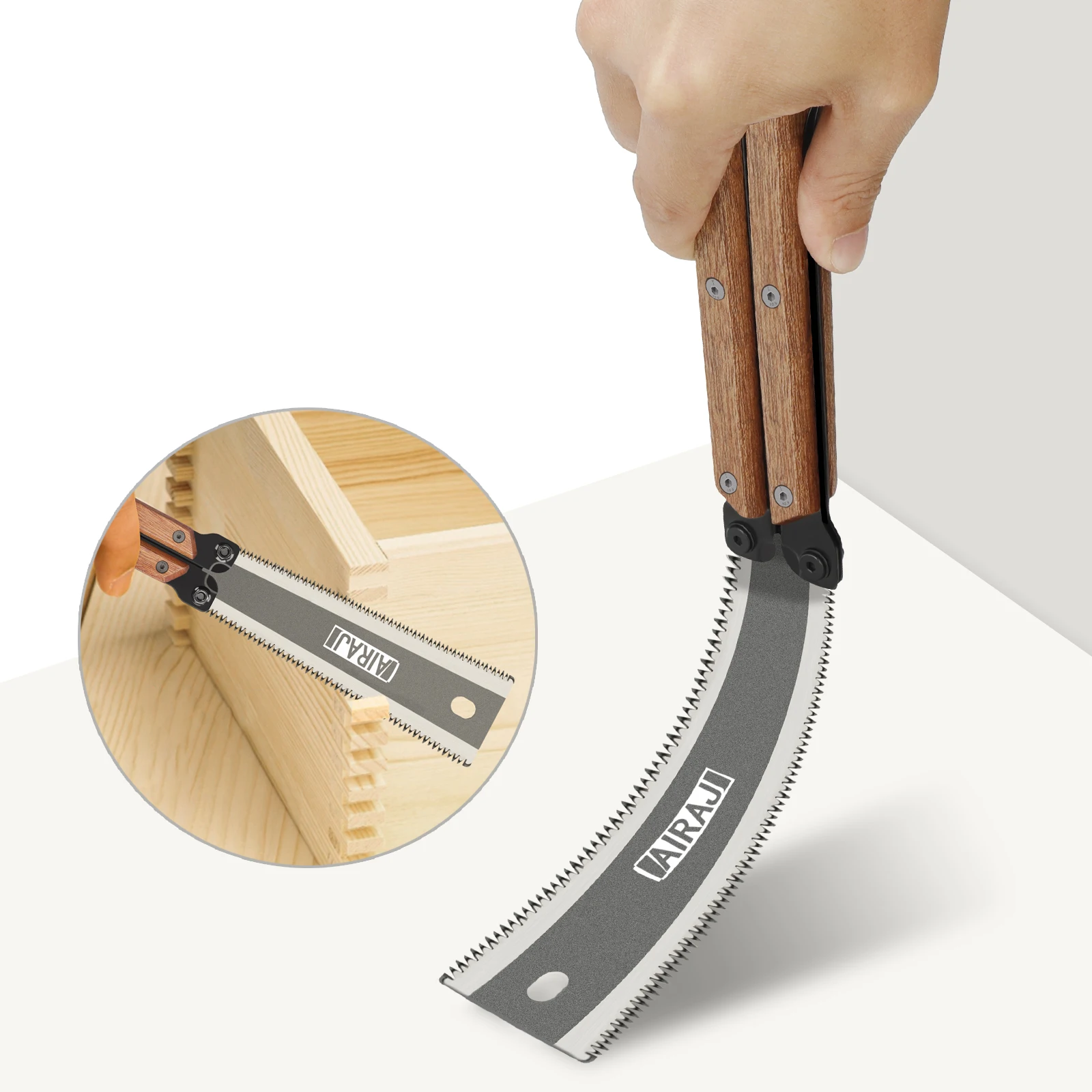 12Inch Folding Saw Steel Double-Edged 3