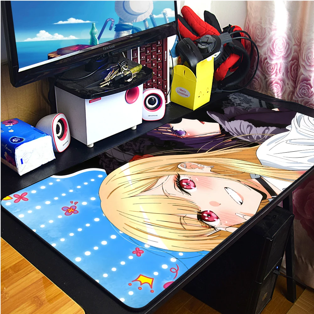 

My Dress Up Darling Gaming Mouse Pad Gamer Mouse Mat Large Mousepad XXL Desk Mat Computer Keyboard Mats Table Carpet MausePads