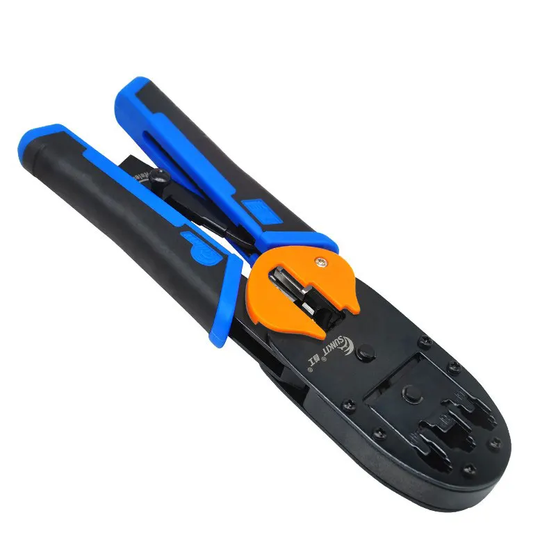 Original Sunkit  SK-8468BR Three-Use Net Pliers  Dual-Use Crystal Head Cable Clamp Network Clamp Phone RJ45 Crimping Pliers the original version of the 3g s8x8 dual core communication cable lixin c0702630fpcj 30pin hd lcd screen