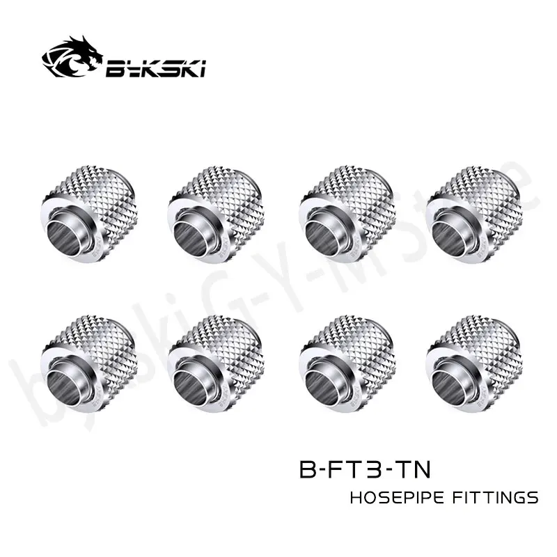 

8pcs/lot Soft Tube Fittings For Inside Diameter 3/8" 10*16MM PVC Hose For PC Coling Tubing Hand Compression Connector Fitting