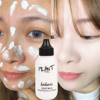 전문 레이지 파운데이션 염소 우유 크림, 천연 미백, 풀 커버리지, 방수 파운데이션 브라이트닝 커버, 다크 서클