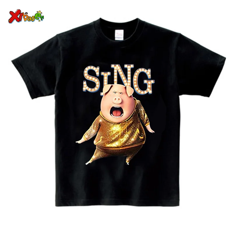 Sing Family Shirt Movie Cosplay Shirt Funny Party Shirts Kids Adults Matching T-Shirts Couple Outfit