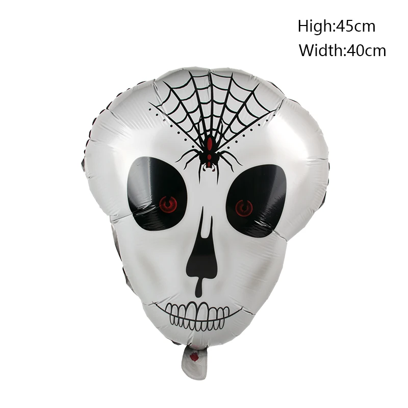thumbnail image 1 of Globos de calabaza fantasma para Halloween, decoración de Halloween, globo de aluminio con forma de araña, globos de murciélago, suministros para fiestas de Halloween, juguete inflable para niños, 1 of 5