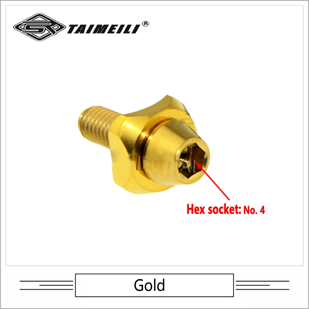 High-Performance Titanium Alloy Curved Washer with Screws for Bicycle Front Variable Speed Fixing