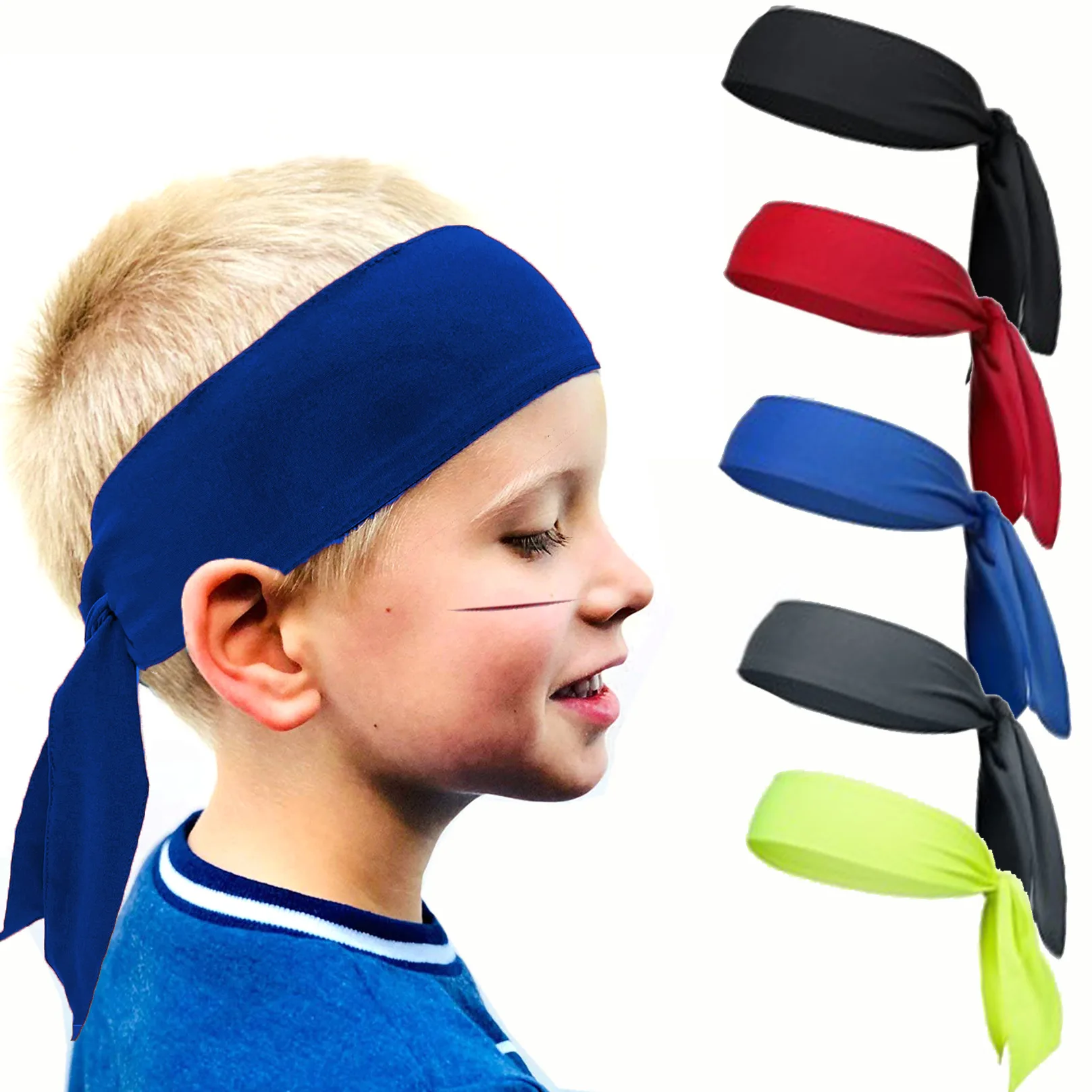 Turban de sport pour enfants, bandeau de sport, bandeau de baseball, bandeau  de tennis, bandeau anti-transpiration, bandeau de yoga, accessoires pour  cheveux, bandeau de sauna Bandana, 2022 - AliExpress