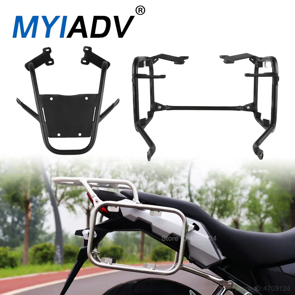 

For Honda CB500X CB400X 2019 2020 2021 2022 Motorcycle Stainless Steel Luggage Rack Saddlebag Panniers Trunk Top Case Bracket