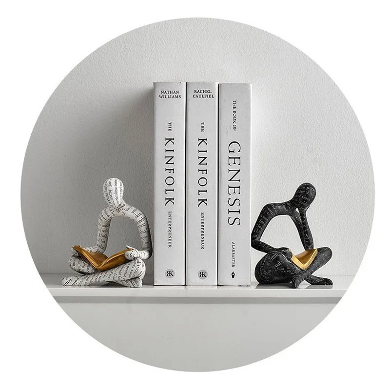 "Literary Grace" Abstract Reading Statue - clHouse & Home